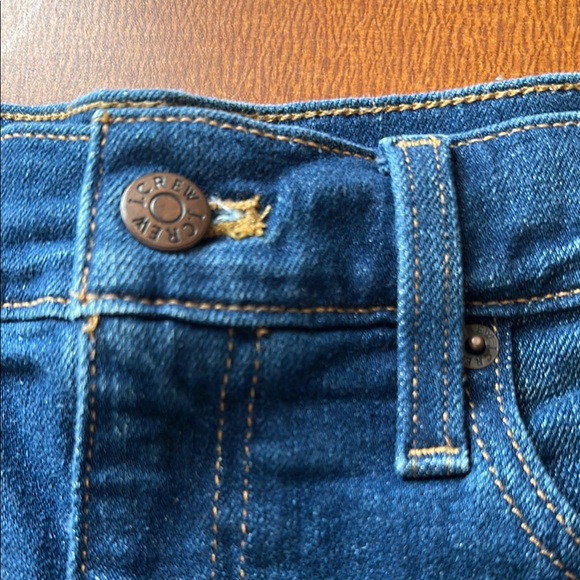 J. Crew Blue Jean Shorts High-Waisted Cuffed - Picture 2 of 8